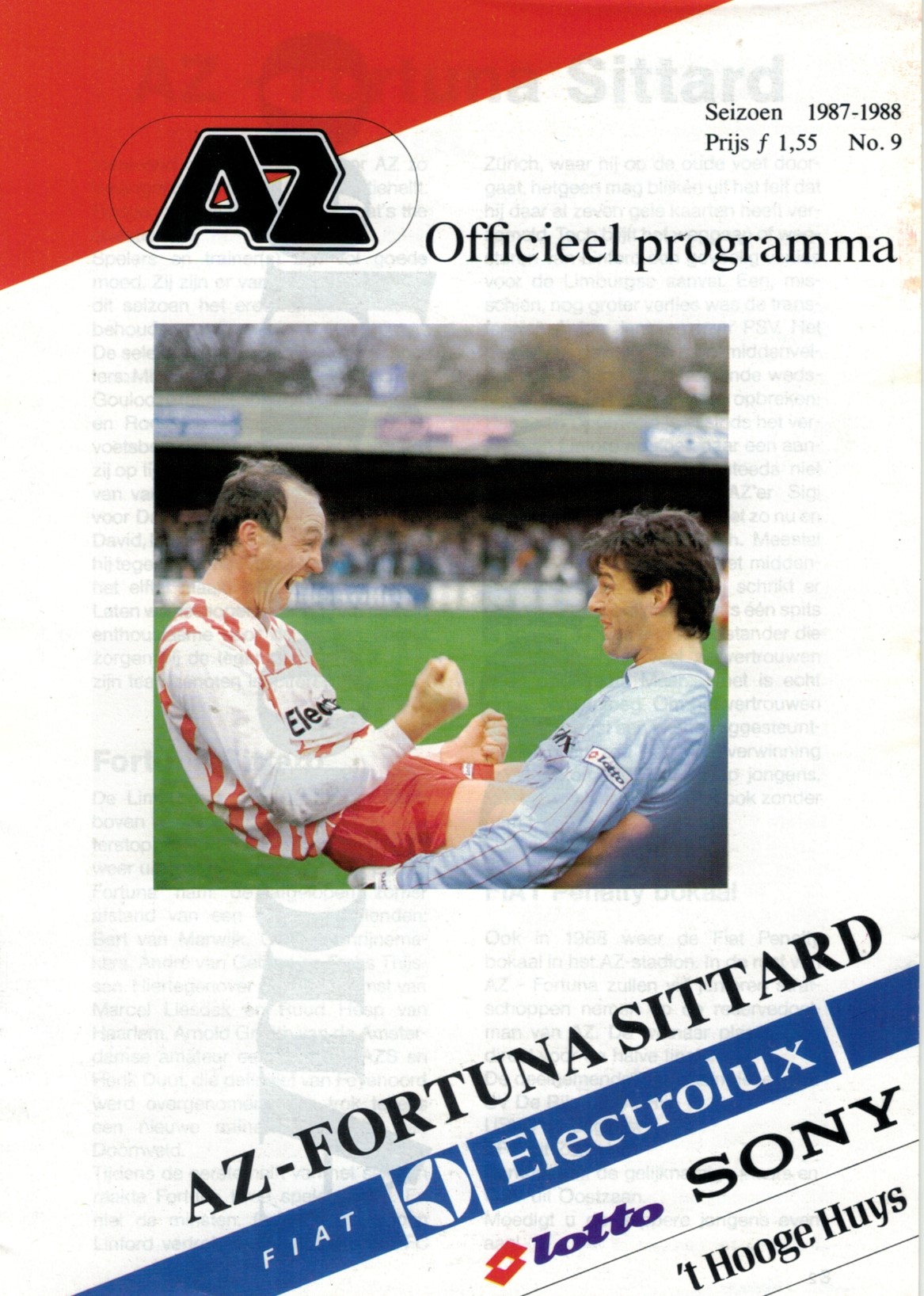 AZ Programma 16-jan-1988 Fortuna Sittard thuis